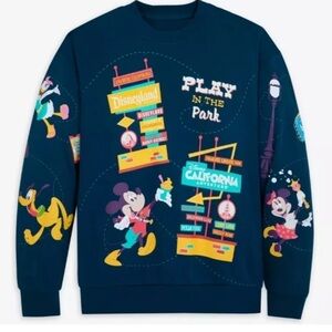 Disney Crewneck Sweater - Play in the Park - Size Large